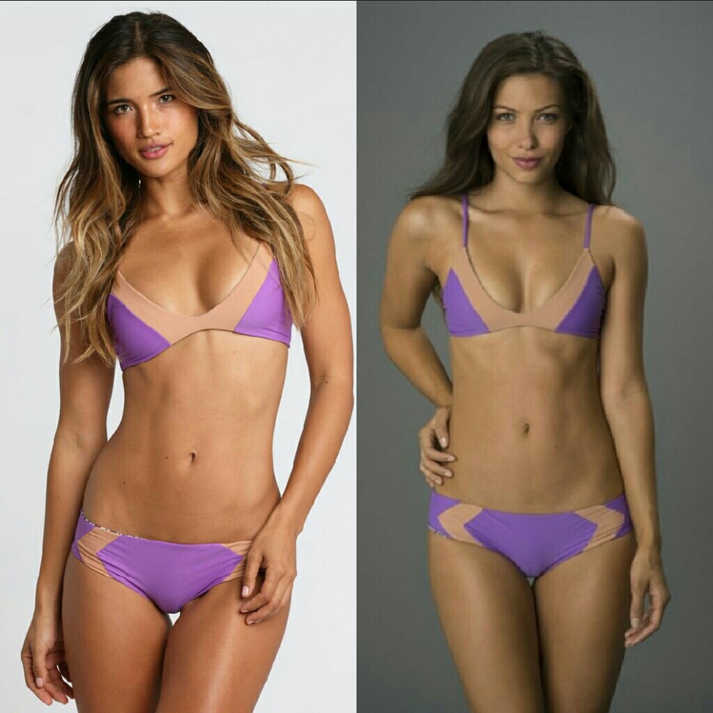 New acacia pupukea shave ice topless bikini top M